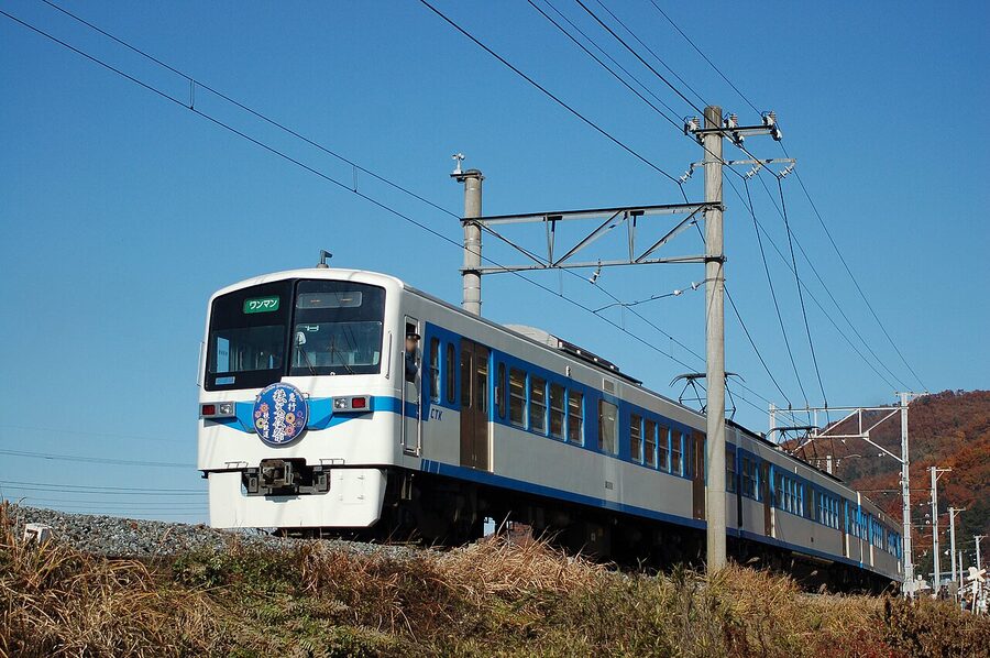 Chichibu 6000 in 2007 Yomatsuri commemorative livery