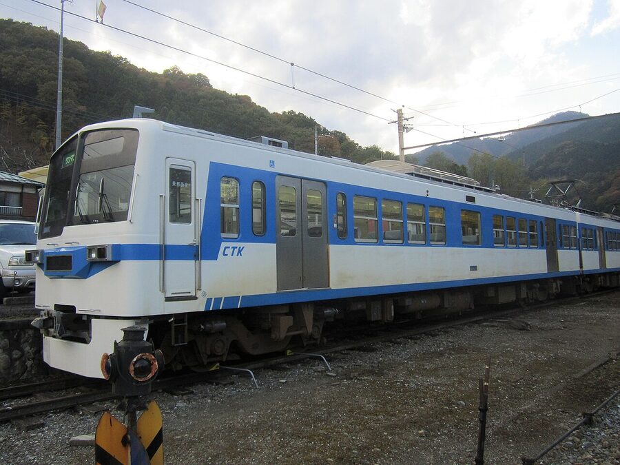 Chichibu Railway 6001 at Mitsumineguchi terminus