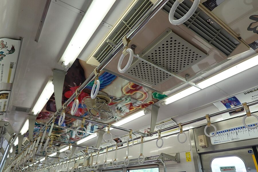 Chichibu Railway 7000 series interior