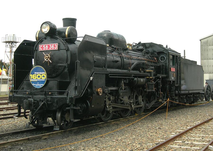C58 363 steam locomotive