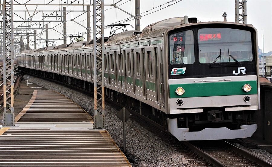 JR East 205 series on Saikyo Line in 2013