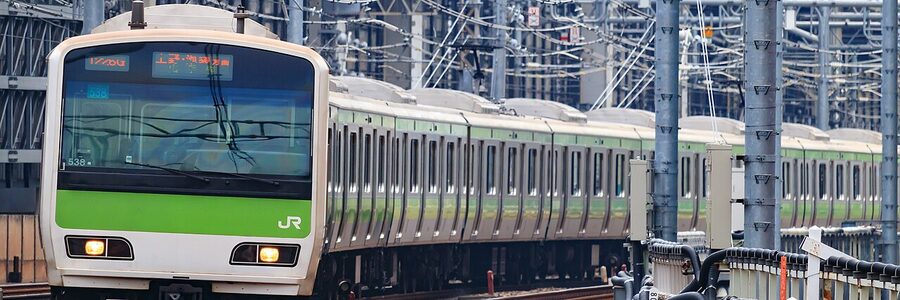JR East E231-500 Yamanote Line train at Akihabara before E235 conversion