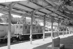 Vintage Chichibu Railway 102 series train at Kami-Nagatoro Station, 1977