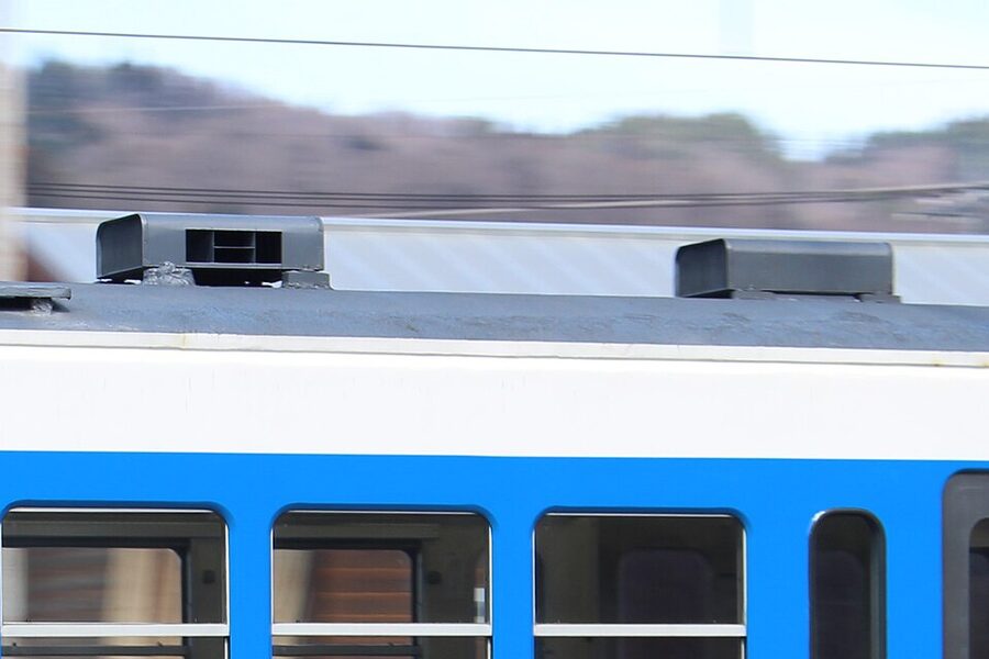 Detail of 6000 series ventilator and roof equipment
