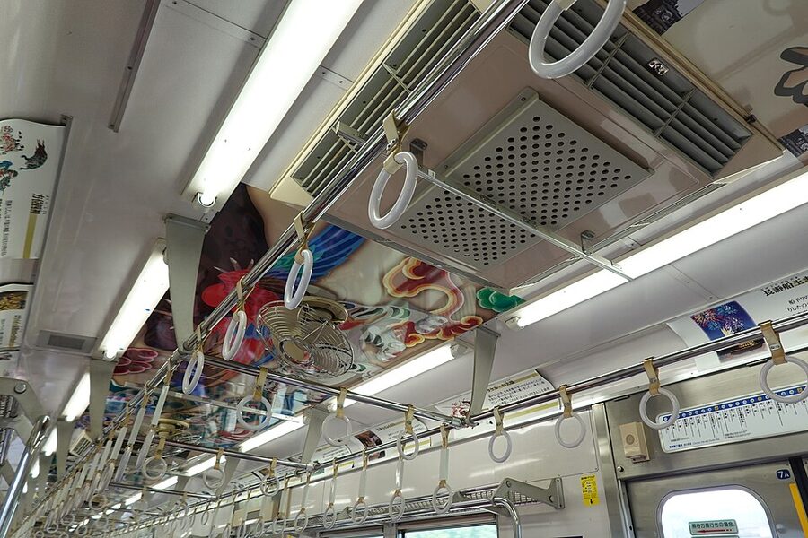 Chichibu Railway 7000 series interior