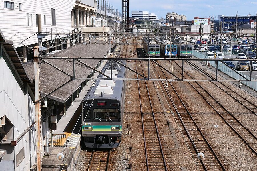 Chichibu Railway 7800 series at Kumagaya