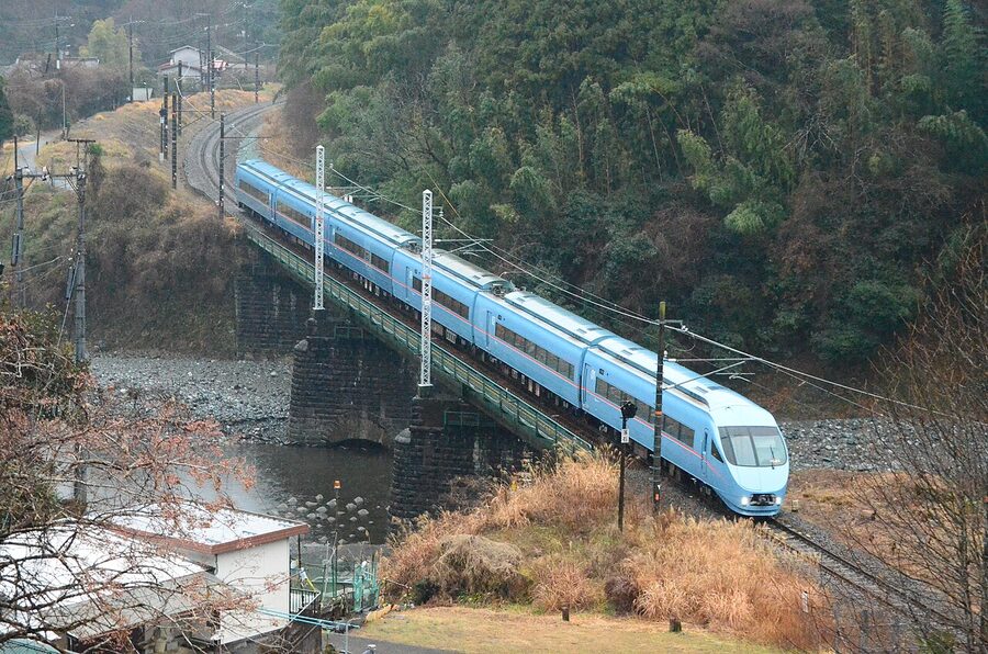 Odakyu 60000 MSE side livery detail