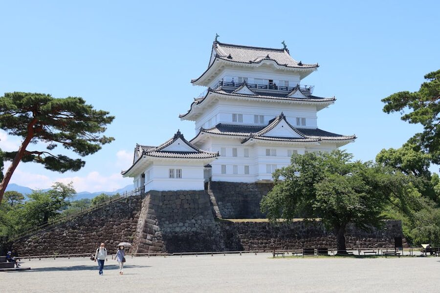 Odawara Castle in summer