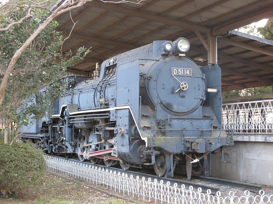 Preserved JNR D51 14 in static display