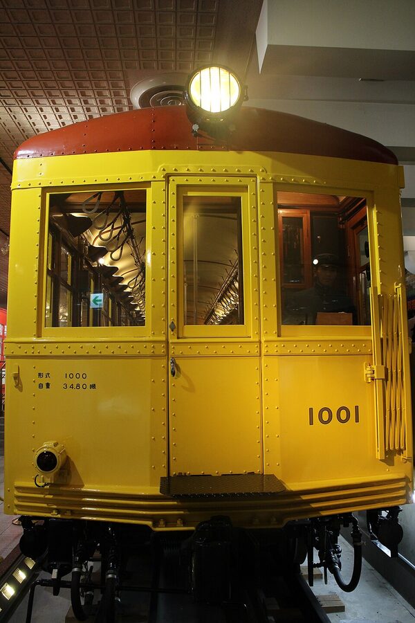 Tokyo Underground 1000 series car preserved at the Tokyo Metro Museum