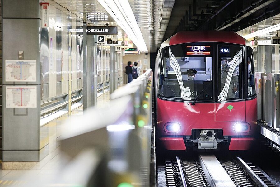 Toei Oedo Line 12-600 series third batch on test run