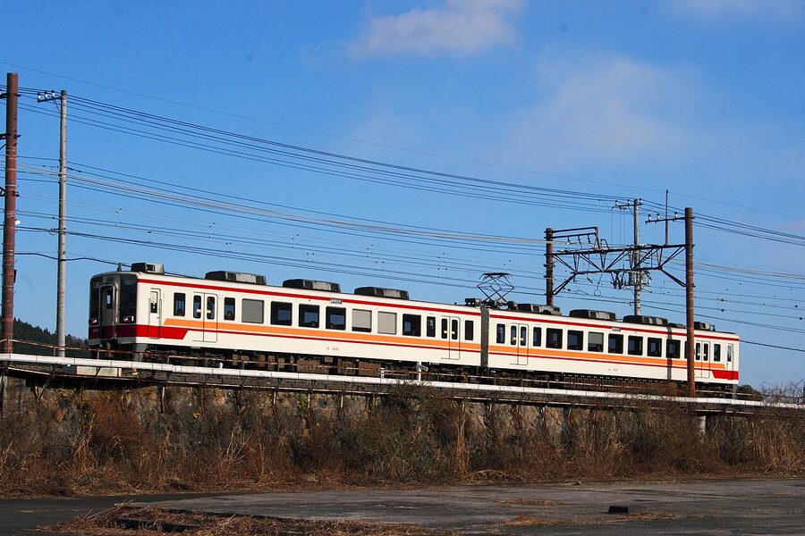 Tobu 6050 series at Nikko Line in December 2012