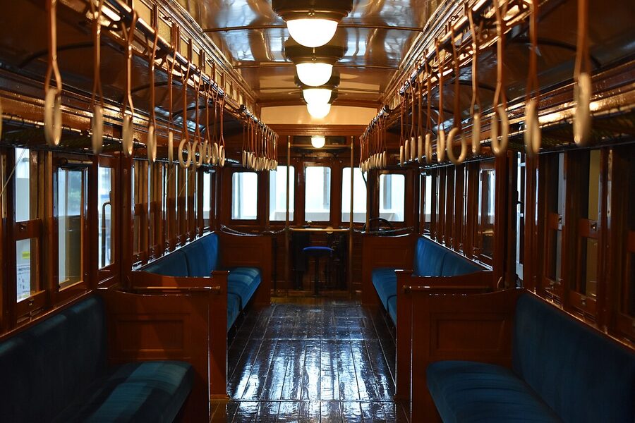 Tobu DeHa 1 Class No. 5 electric train manufactured 1924