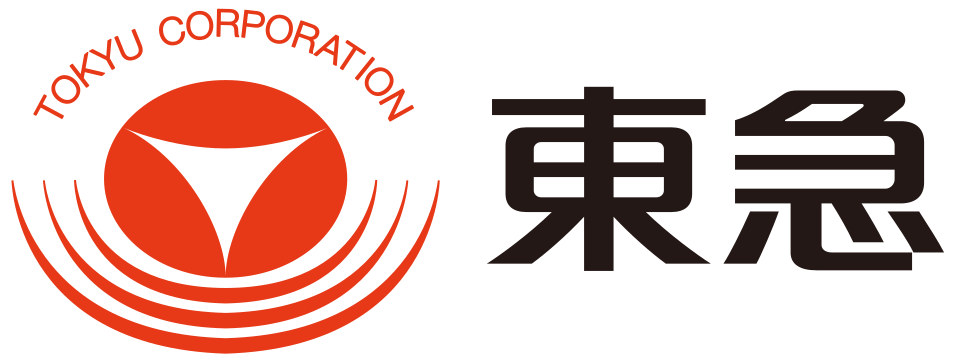Tokyu Corporation logo, the red mark used on rolling stock from 1973 onward