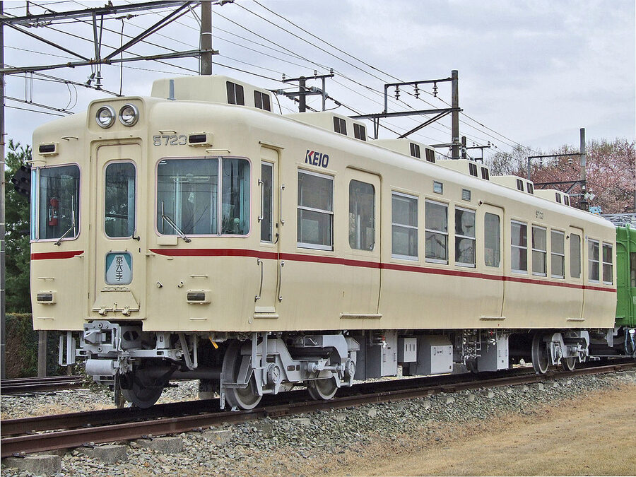 Original Keio 5000 series preserved at Rail-Land