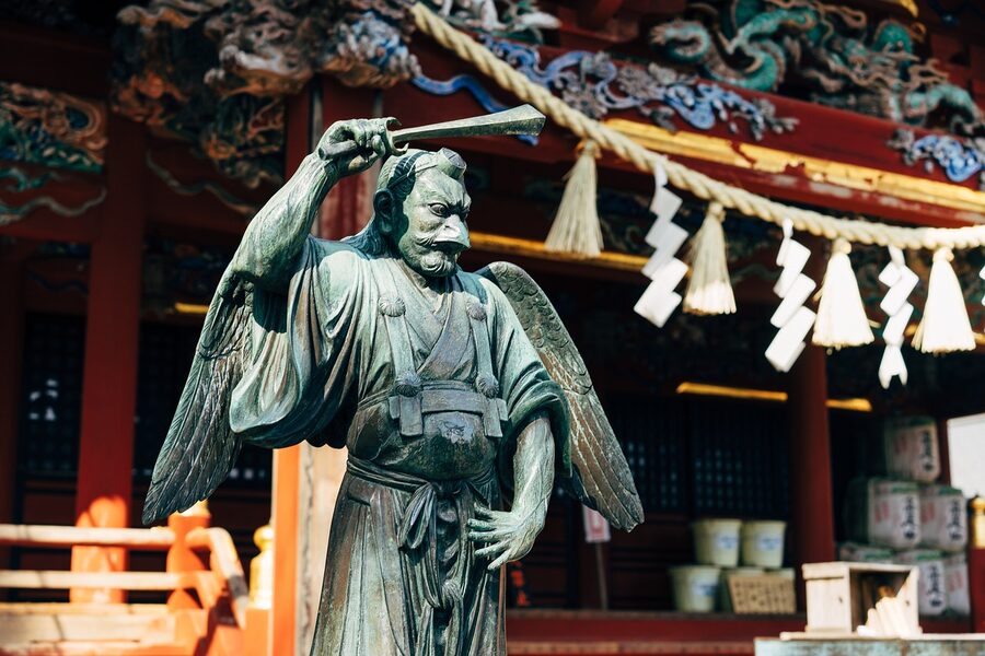 Mt Takao shrine accessed via Keio Takao Line