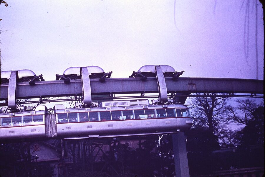 Ueno Zoo Monorail in 1961
