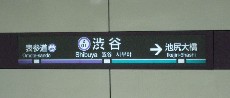 Tokyu Den-en-toshi Line at Shibuya